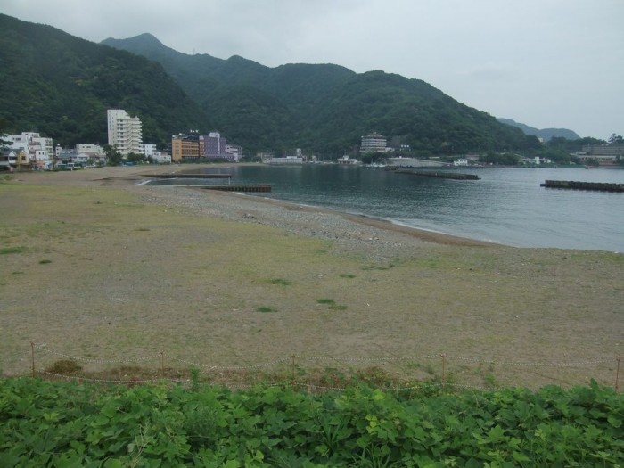 土肥海水浴場はとにかく広い