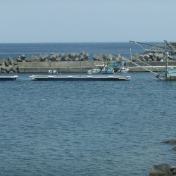 中の海水浴場