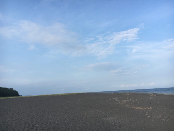 空と浜の写真