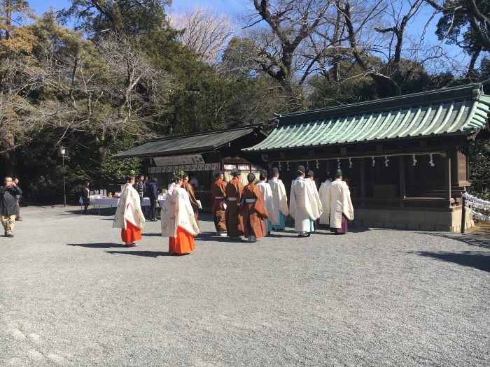 三嶋のひな祭りのイベント中の写真