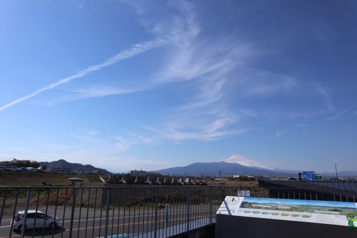 展望スペースからの富士山の写真