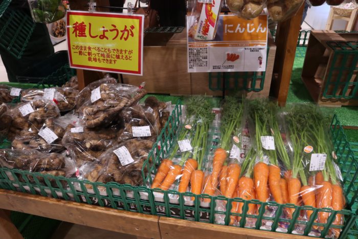 野菜が売っている写真